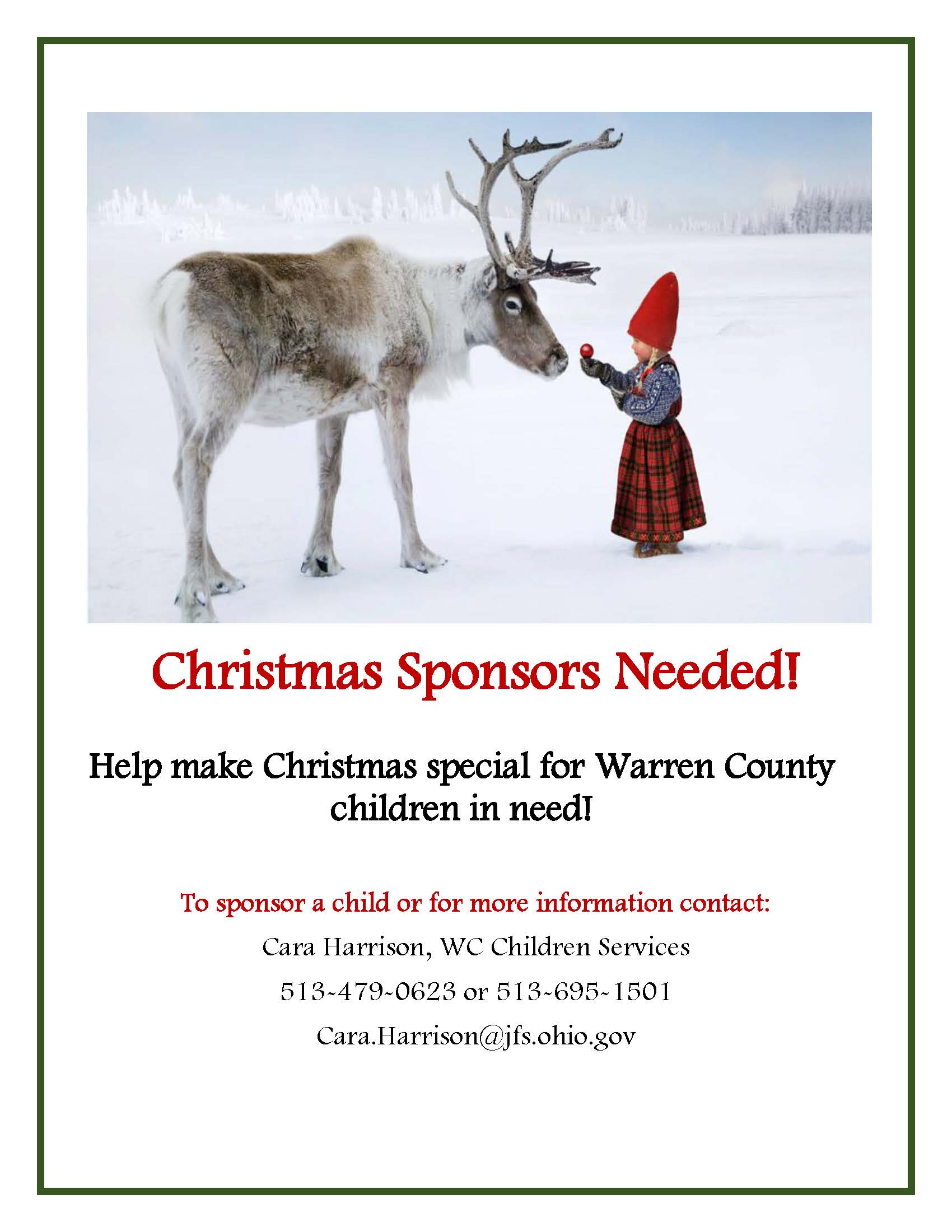 Christmas Sponsor Flyer